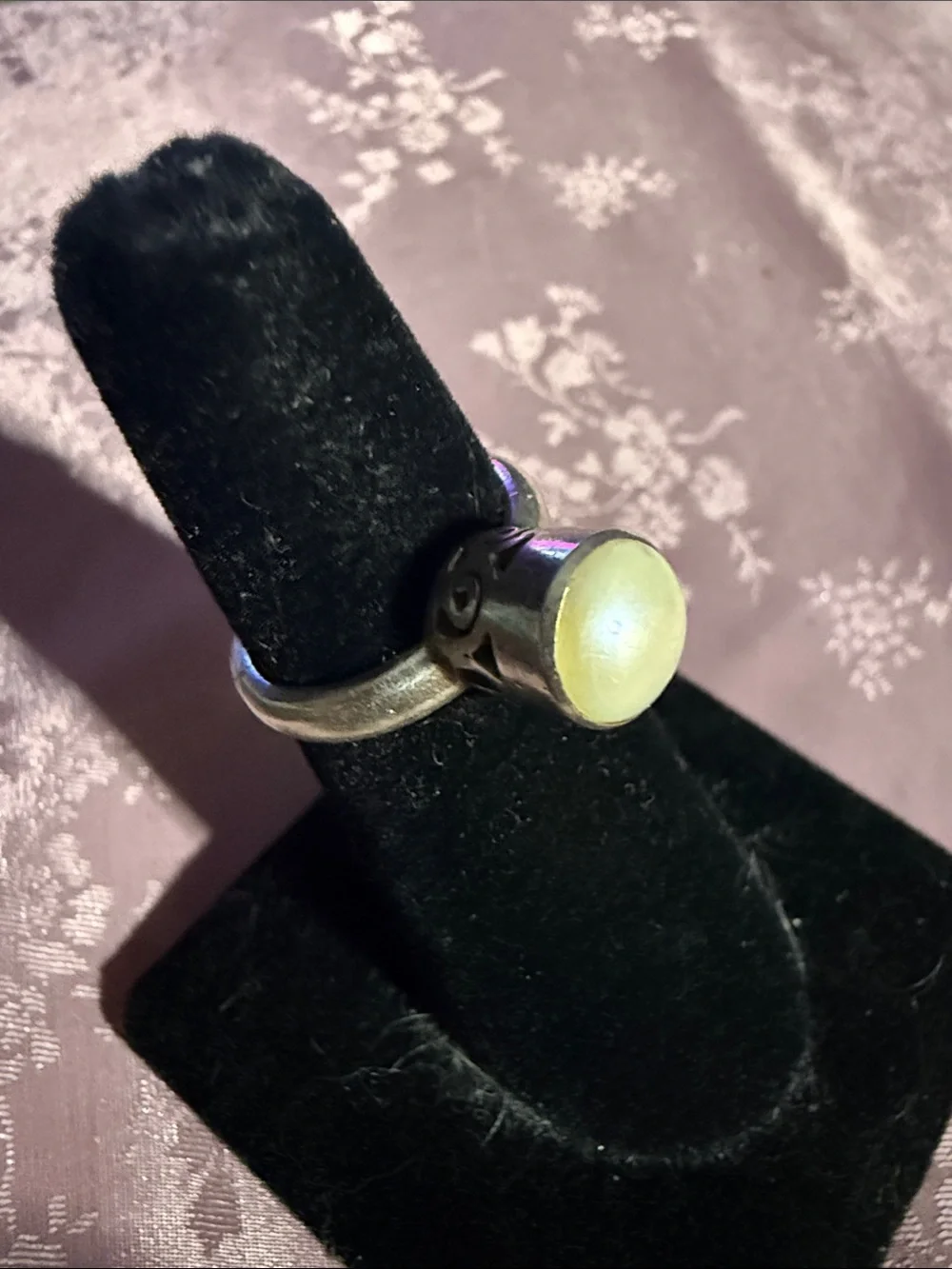 Sterling Silver Ring with pearl